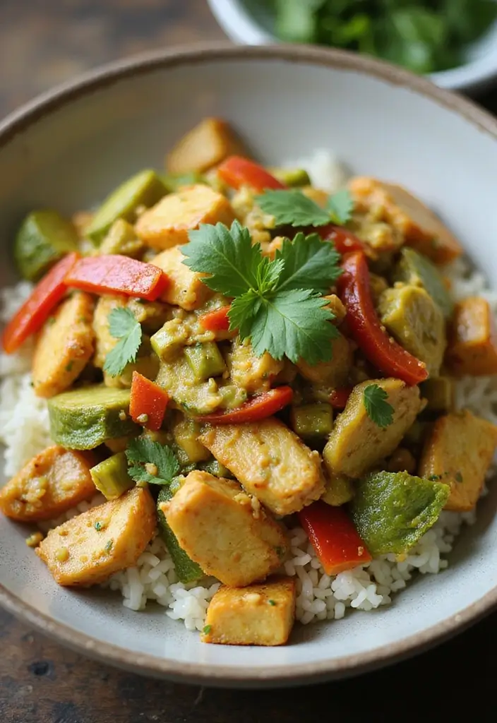 27 Thai Green Curry Chicken Recipes That Are Bold & Delicious - 15. Thai Green Curry Chicken Stir-fry