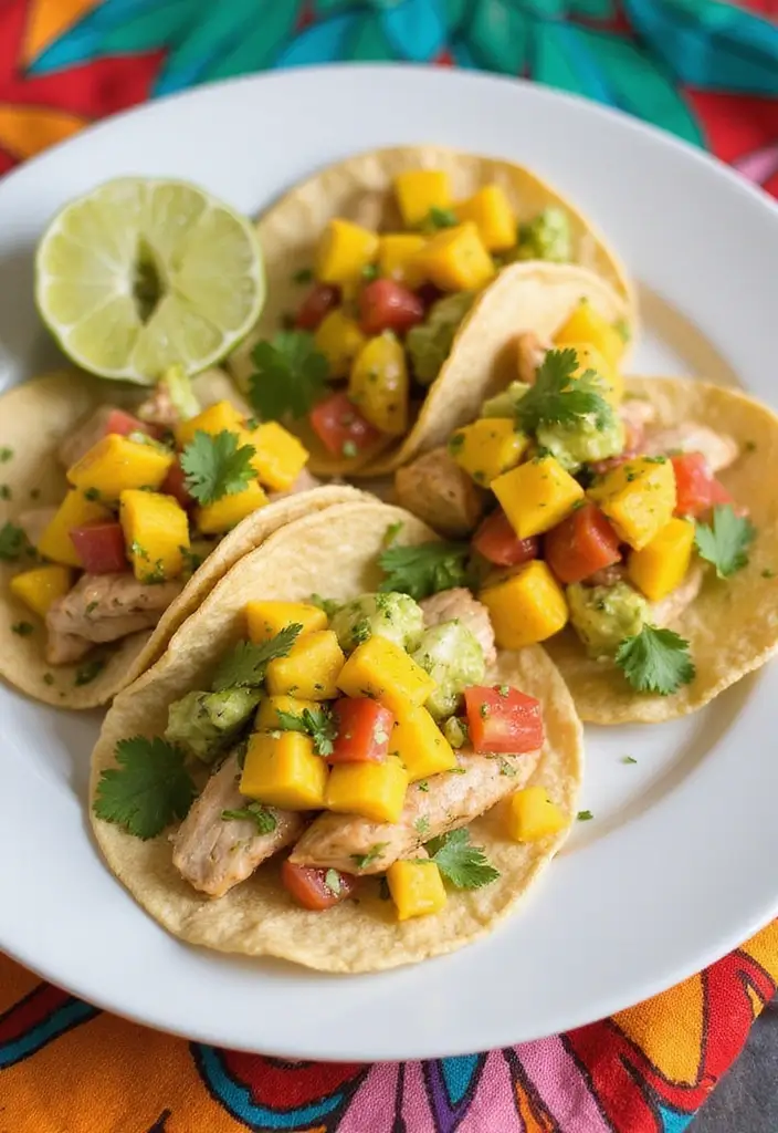 28 Cilantro Lime Chicken Tacos Recipes That Are Fresh & Zesty 12 28 Cilantro Lime Chicken Tacos Recipes That Are Fresh & Zesty - 11. Cilantro Lime Chicken Tacos with Mango Salsa