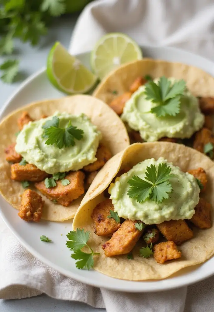 28 Cilantro Lime Chicken Tacos Recipes That Are Fresh & Zesty 21 28 Cilantro Lime Chicken Tacos Recipes That Are Fresh & Zesty - 20. Cilantro Lime Chicken Tacos with Hummus