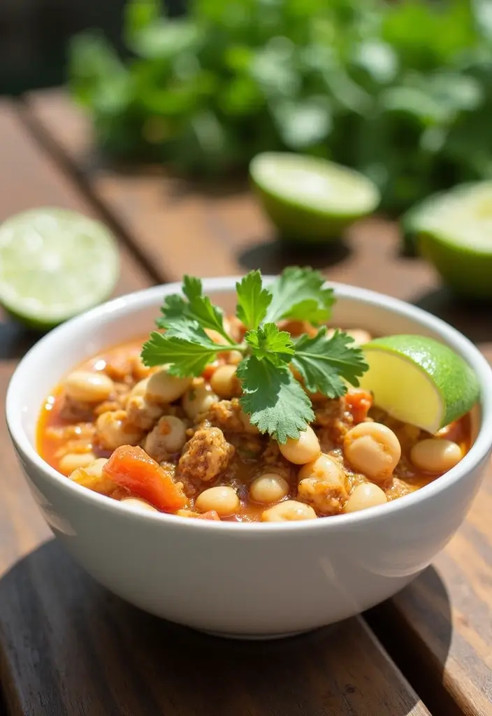 28 Creamy & Filling White Bean Chicken Chili Recipes 13 28 Creamy & Filling White Bean Chicken Chili Recipes - 12. Cilantro Lime White Bean Chicken Chili