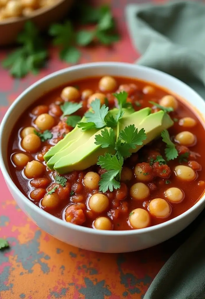 28 Creamy & Filling White Bean Chicken Chili Recipes 15 28 Creamy & Filling White Bean Chicken Chili Recipes - 14. Vegan White Bean and Chickpea Chili