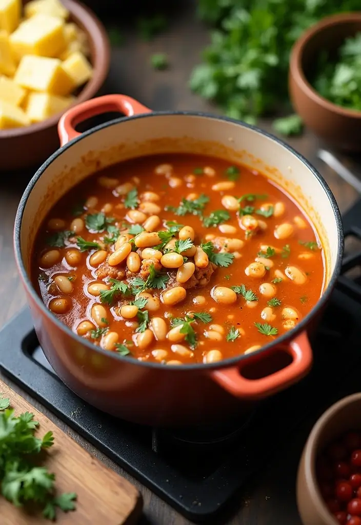 28 Creamy & Filling White Bean Chicken Chili Recipes 17 28 Creamy & Filling White Bean Chicken Chili Recipes - 16. One-Pot White Bean Chicken Chili