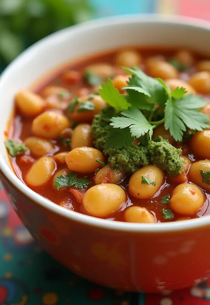 28 Creamy & Filling White Bean Chicken Chili Recipes 21 28 Creamy & Filling White Bean Chicken Chili Recipes - 20. White Bean Chicken Chili with Cilantro Pesto