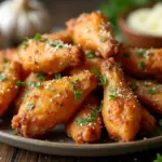 28 Garlic Parmesan Chicken Wings Recipes That Are Crispy & Bold