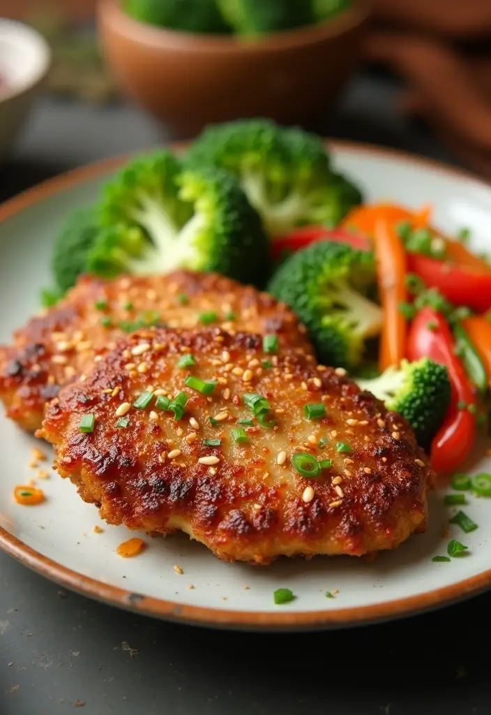 28 Healthy Chicken Cutlet Recipes That Are Crispy and Clean - 19. Sesame-Crusted Chicken Cutlets