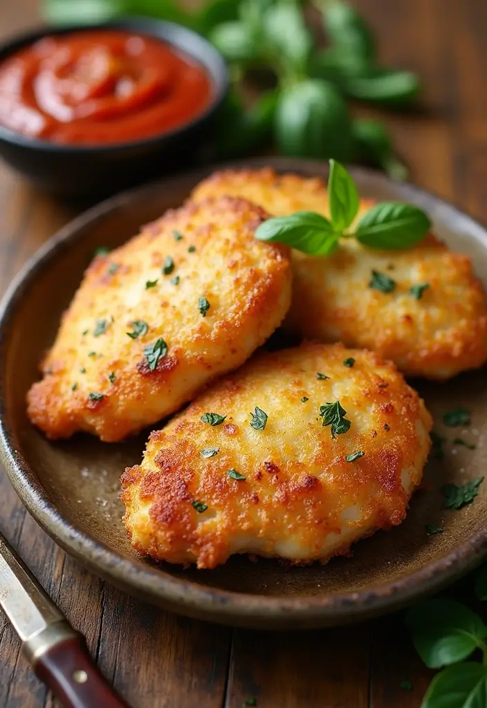 28 Healthy Chicken Cutlet Recipes That Are Crispy and Clean - 7. Parmesan-Crusted Baked Chicken Cutlets