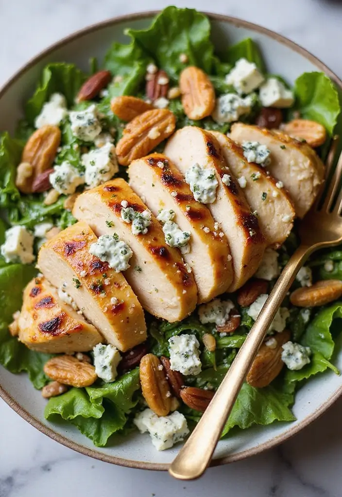 28 Hot Honey Chicken Salad Recipes That Are Sweet with a Kick - 18. Hot Honey Chicken Salad with Blue Cheese