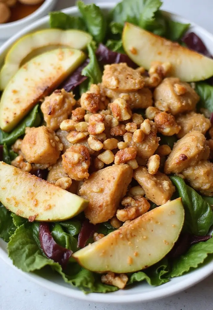 28 Hot Honey Chicken Salad Recipes That Are Sweet with a Kick - 27. Hot Honey Chicken Salad with Pears
