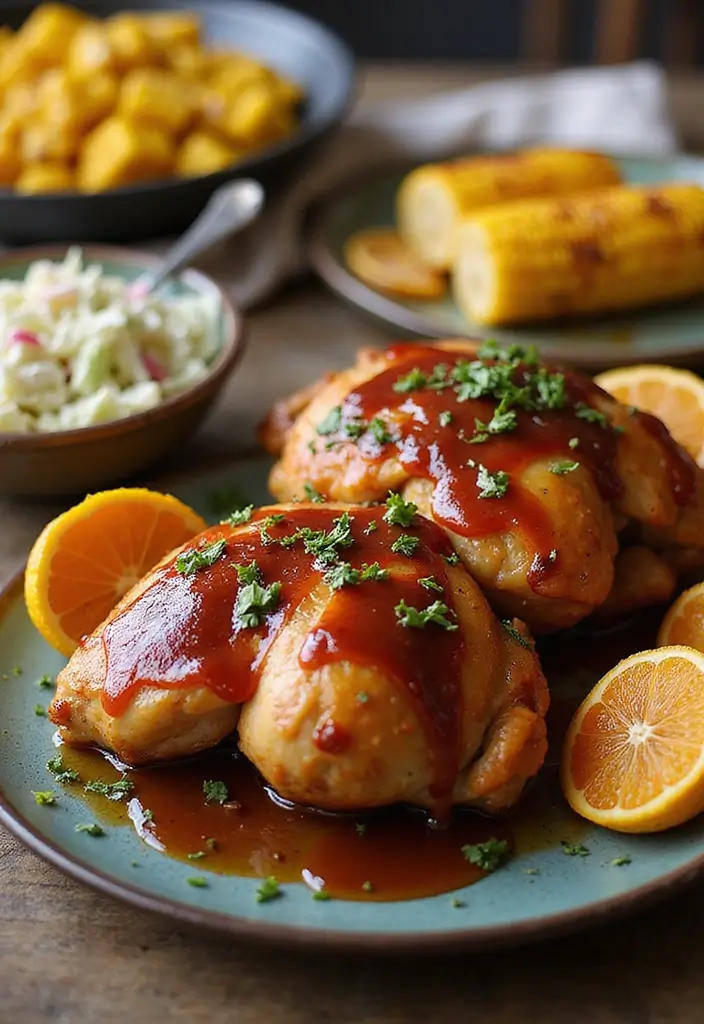 29 BBQ Chicken in Oven Recipes That Feel Like Outdoor Grilling 2 29 BBQ Chicken in Oven Recipes That Feel Like Outdoor Grilling - 1. Sweet and Spicy Honey BBQ Chicken
