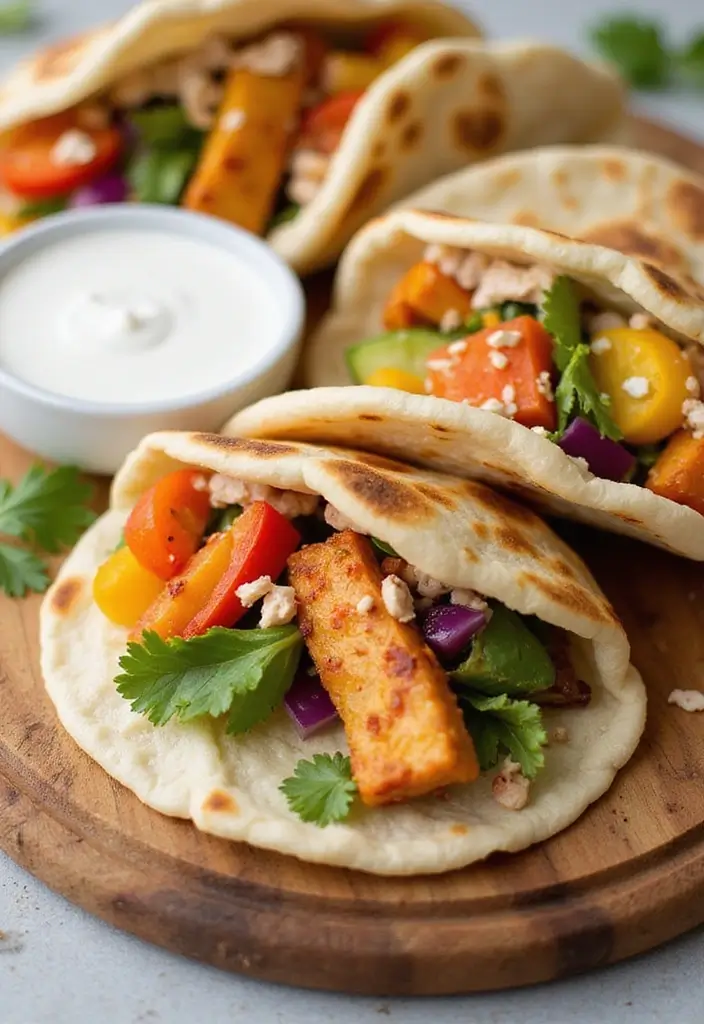 29 BBQ Chicken in Oven Recipes That Feel Like Outdoor Grilling 22 29 BBQ Chicken in Oven Recipes That Feel Like Outdoor Grilling - 21. BBQ Chicken Pita Pockets
