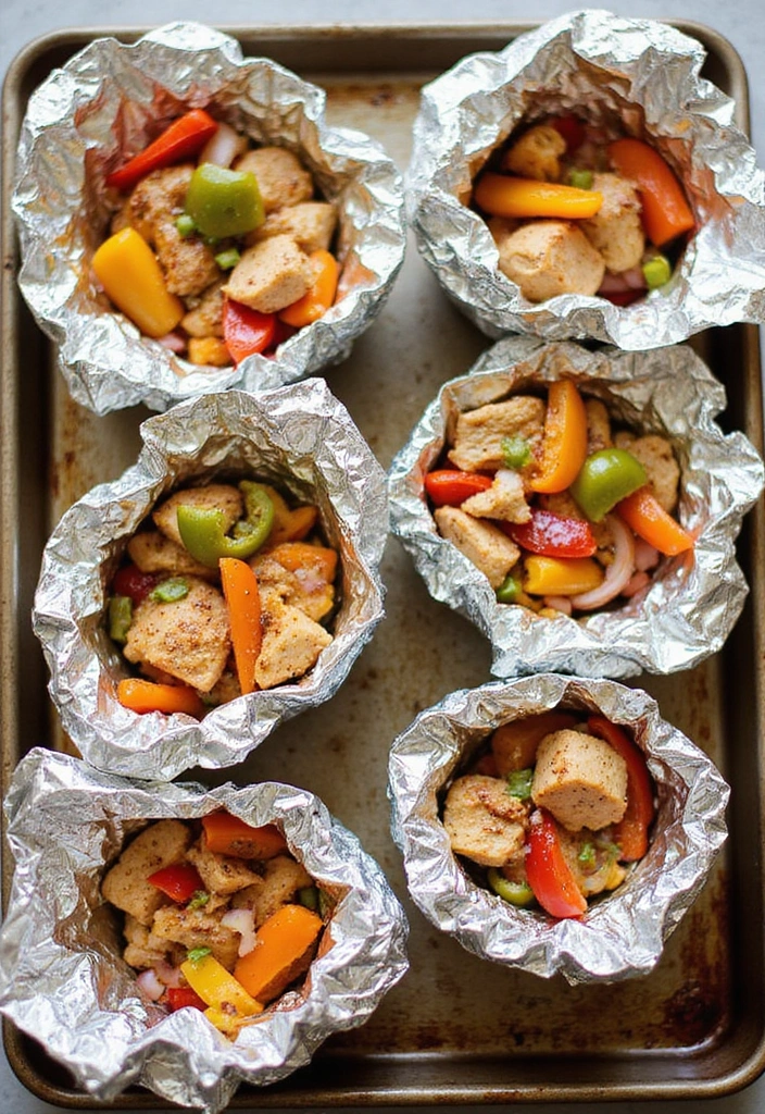 29 BBQ Chicken in Oven Recipes That Feel Like Outdoor Grilling 4 29 BBQ Chicken in Oven Recipes That Feel Like Outdoor Grilling - 3. BBQ Chicken and Veggie Foil Packets