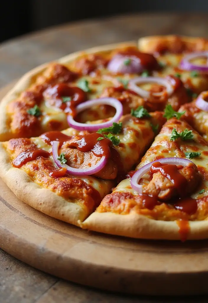 29 BBQ Chicken in Oven Recipes That Feel Like Outdoor Grilling 6 29 BBQ Chicken in Oven Recipes That Feel Like Outdoor Grilling - 5. Oven-Baked BBQ Chicken Pizza