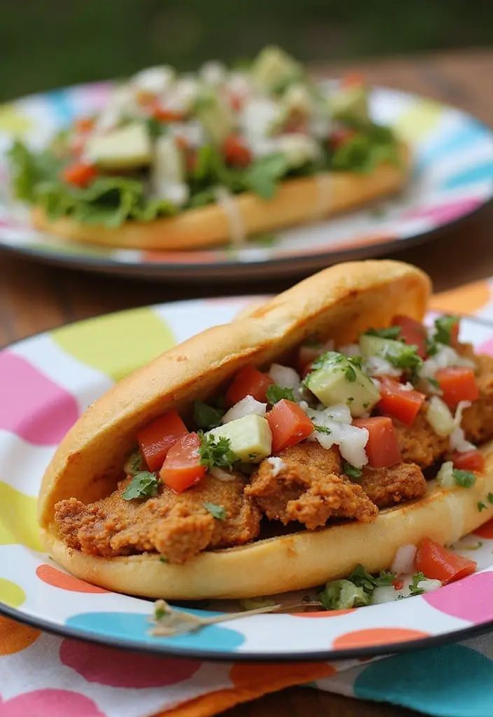 29 Baked Chicken Sandwich Recipes That Are Crispy & Filling - 13. Taco Baked Chicken Sandwich