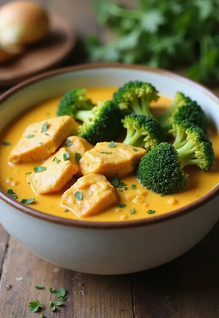 29 Baked Chicken and Broccoli Recipes for Healthy Comfort Dinners - 10. Coconut Curry Chicken and Broccoli