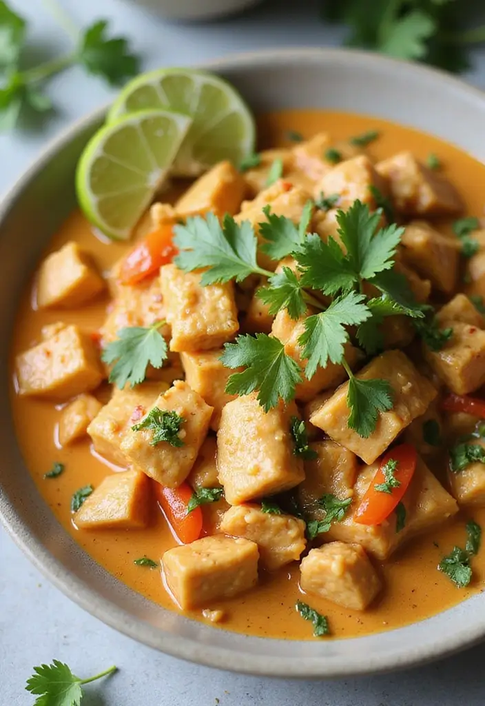29 Blackstone Chicken Recipes That Are Perfect for Flat Top Grills - 15. Thai Coconut Chicken