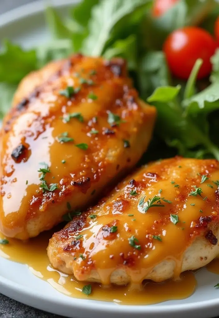 29 Blackstone Chicken Recipes That Are Perfect for Flat Top Grills - 8. Honey Mustard Grilled Chicken