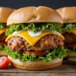 29 Cheddar Ranch Chicken Burgers That Are Juicy & Tangy
