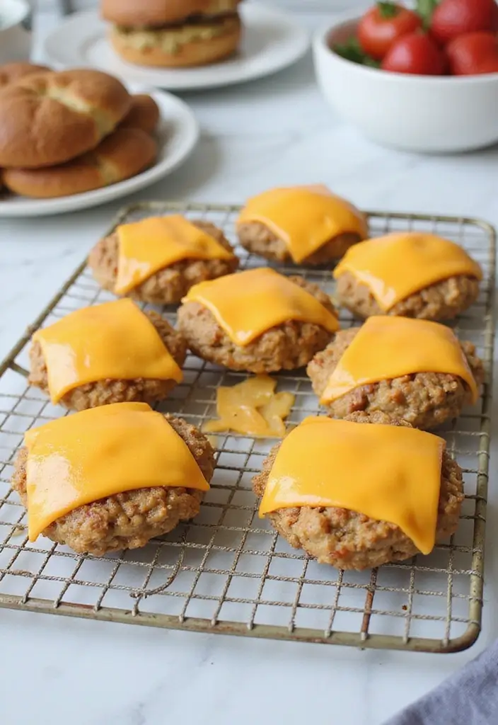 29 Cheddar Ranch Chicken Burgers That Are Juicy & Tangy - 6. Baked Cheddar Ranch Chicken Burgers