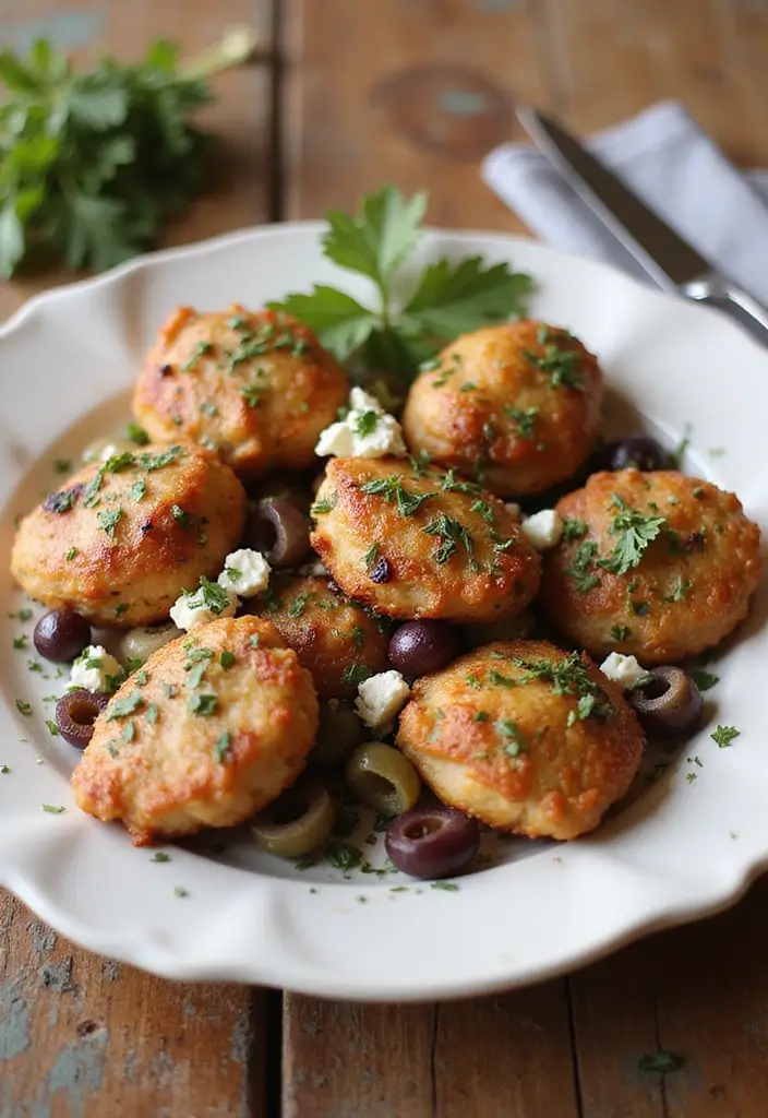 29 Chicken Breast Bites Recipes That Are Easy & Protein-Packed - 10. Mediterranean Chicken Bites