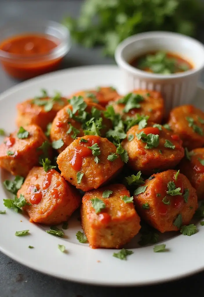 29 Chicken Breast Bites Recipes That Are Easy & Protein-Packed - 20. Sriracha Chicken Bites