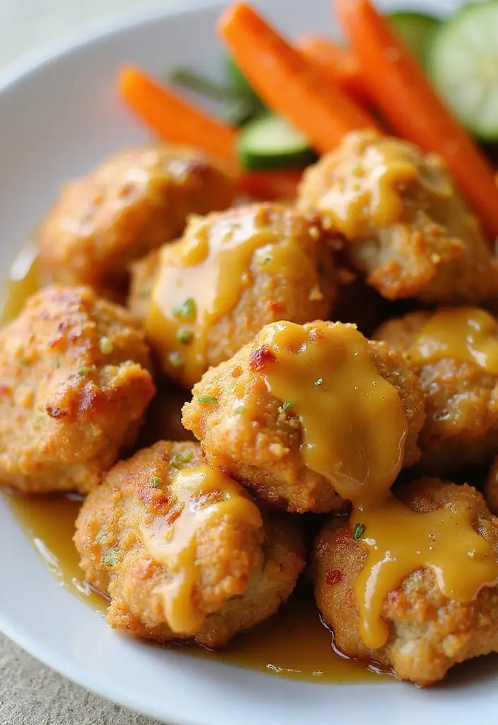 29 Chicken Breast Bites Recipes That Are Easy & Protein-Packed - 9. Honey Mustard Chicken Bites