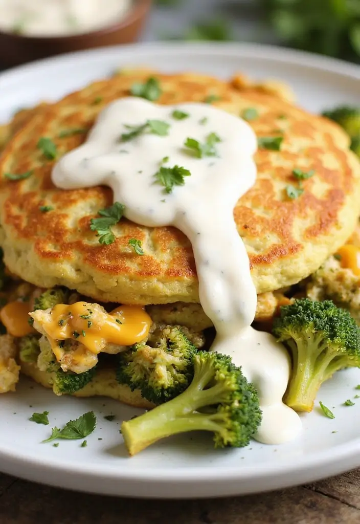 29 Chicken Chaffle Recipe Keto Versions That Are Crispy & Low-Carb - 28. Cheesy Broccoli Chicken Chaffle