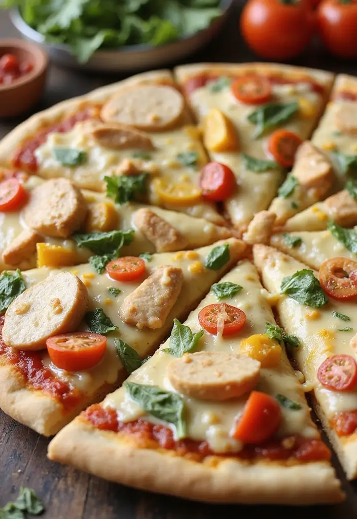 29 Creamy Chicken Alfredo Pasta Recipes That Melt in Your Mouth - 13. Chicken Alfredo Pizza