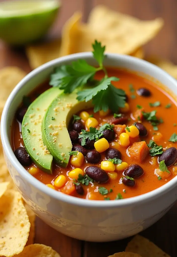 29 Crockpot Creamy Chicken Parmesan Soup Recipes That Are Rich & Smooth - 11. Southwest Chicken Parmesan Soup