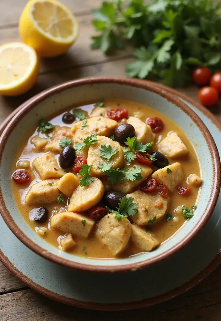 29 Hearty & Clean Paleo White Chicken Chili Recipes 12 29 Hearty & Clean Paleo White Chicken Chili Recipes - 11. Mediterranean-Inspired Paleo White Chicken Chili