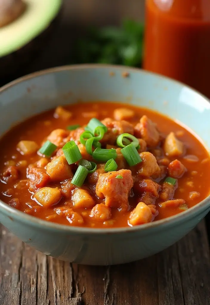 29 Hearty & Clean Paleo White Chicken Chili Recipes 16 29 Hearty & Clean Paleo White Chicken Chili Recipes - 15. BBQ Paleo White Chicken Chili