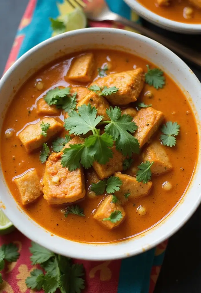 29 Hearty & Clean Paleo White Chicken Chili Recipes 20 29 Hearty & Clean Paleo White Chicken Chili Recipes - 19. Thai Red Curry Paleo White Chicken Chili