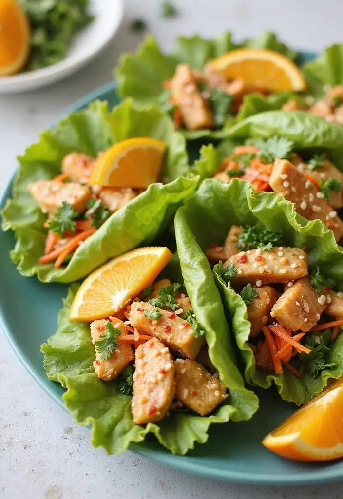29 Orange Sesame Chicken Salad Recipes That Are Crisp & Flavorful 14 29 Orange Sesame Chicken Salad Recipes That Are Crisp & Flavorful - 13. Orange Sesame Chicken Salad Wraps