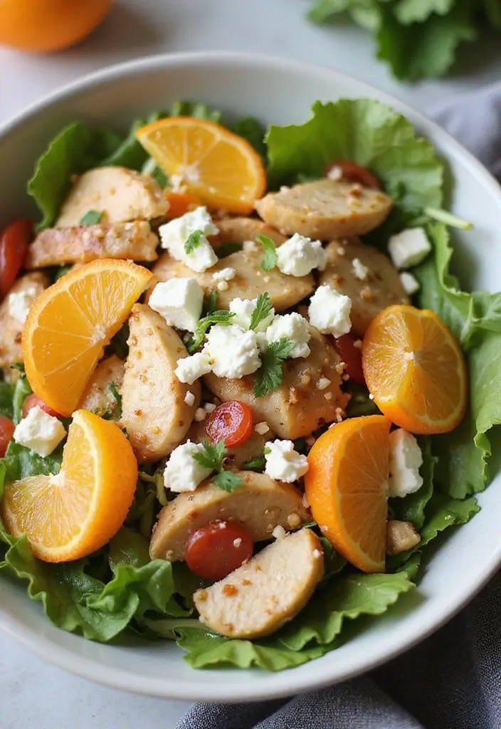 29 Orange Sesame Chicken Salad Recipes That Are Crisp & Flavorful 19 29 Orange Sesame Chicken Salad Recipes That Are Crisp & Flavorful - 18. Orange Sesame Chicken Salad with Feta