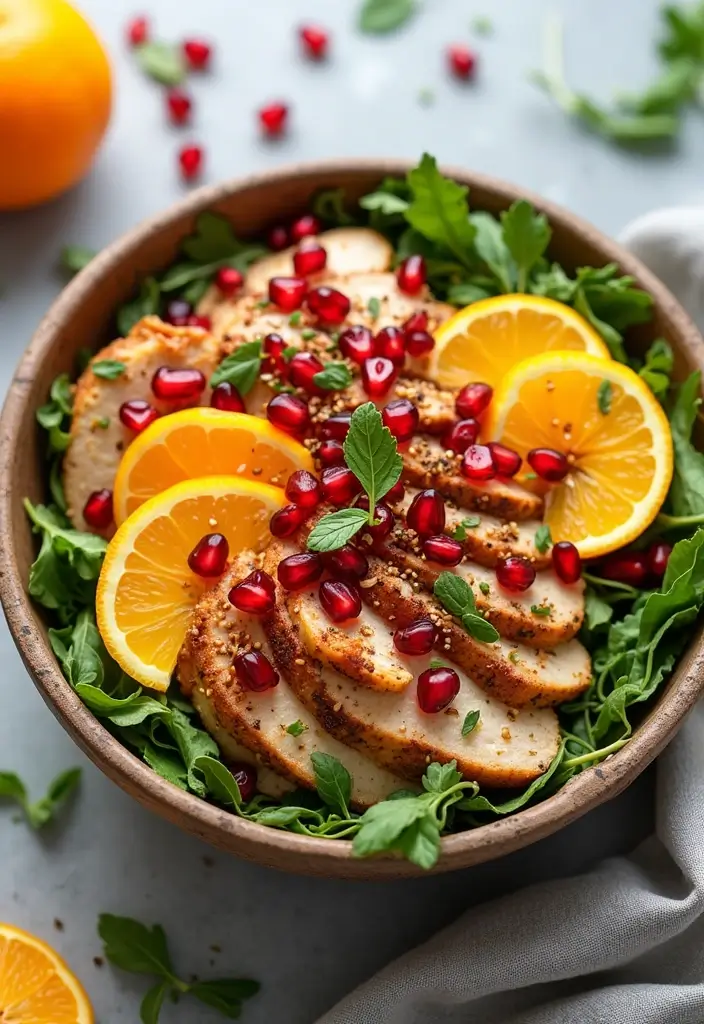 29 Orange Sesame Chicken Salad Recipes That Are Crisp & Flavorful 24 29 Orange Sesame Chicken Salad Recipes That Are Crisp & Flavorful - 23. Orange Sesame Chicken Salad with Pomegranate