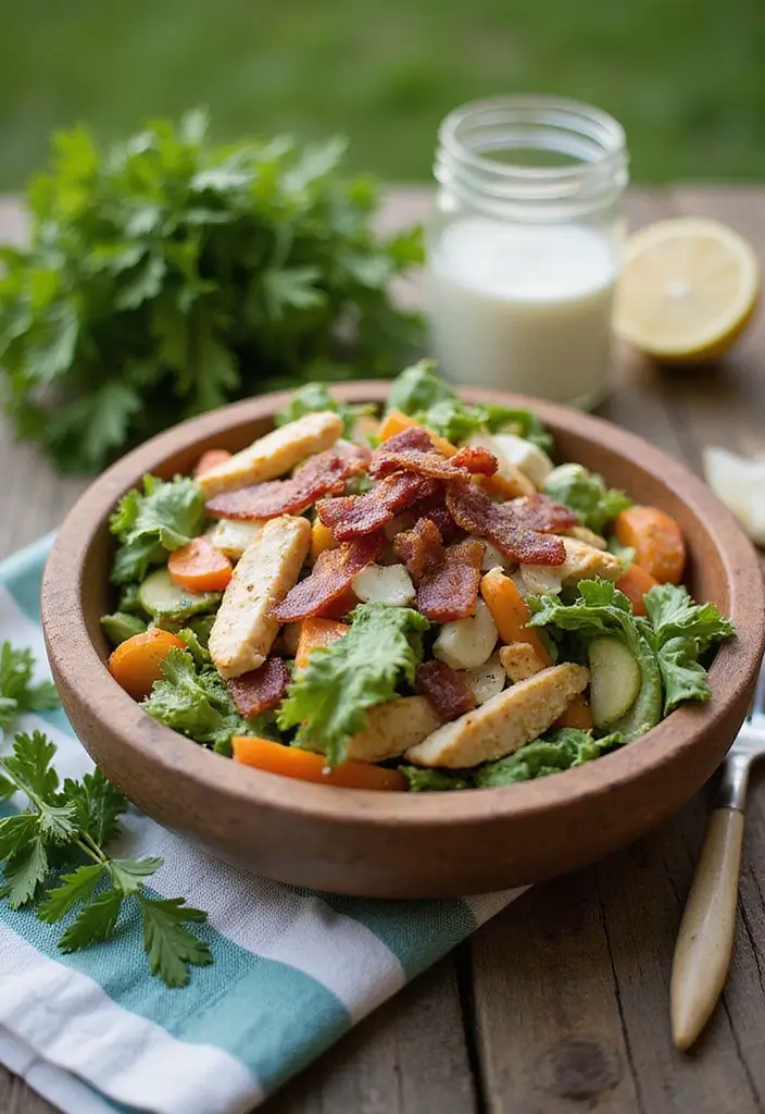 29 Recipes for Chicken Salad That's Creamy & Crunchy Perfection 12 29 Recipes for Chicken Salad That's Creamy & Crunchy Perfection - 11. Ranch Chicken Salad