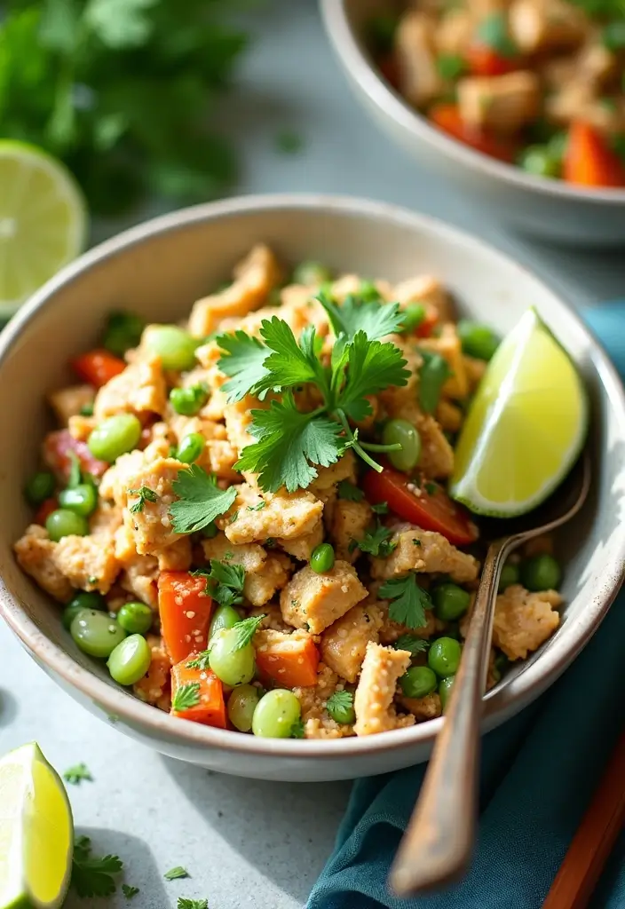 29 Recipes for Chicken Salad That's Creamy & Crunchy Perfection 15 29 Recipes for Chicken Salad That's Creamy & Crunchy Perfection - 14. Cilantro Lime Chicken Salad