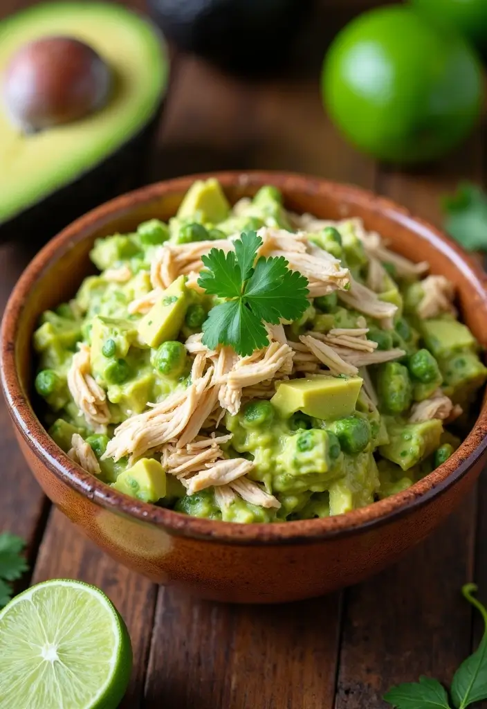 29 Recipes for Chicken Salad That's Creamy & Crunchy Perfection 3 29 Recipes for Chicken Salad That's Creamy & Crunchy Perfection - 2. Avocado Chicken Salad