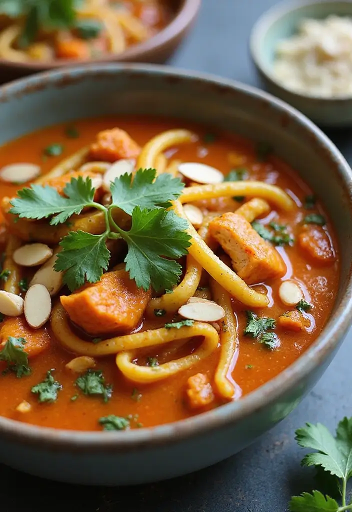 29 Spicy Chicken Noodle Soup Recipes That Warm You Right Up - 10. Moroccan Spicy Chicken Noodle Soup