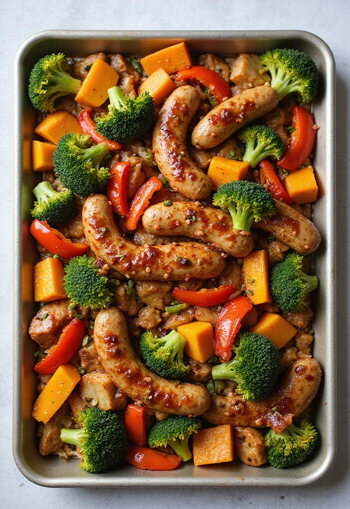 30 Chicken Sausage Sheet Pan Recipes That Make Dinner Easy - 6. Teriyaki Chicken Sausage Stir-Fry