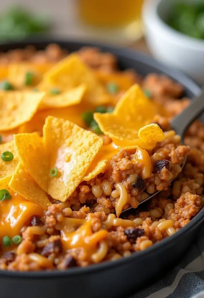 30 Ground Chicken and Rice Recipes That Are Protein-Packed & Easy - 11. Ground Chicken and Rice Taco Bake