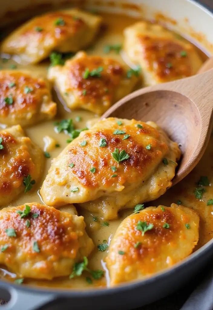 30 Honey Garlic Chicken and Rice Recipes That Are Simple & Addictive - 9. Honey Garlic Chicken and Rice Casserole