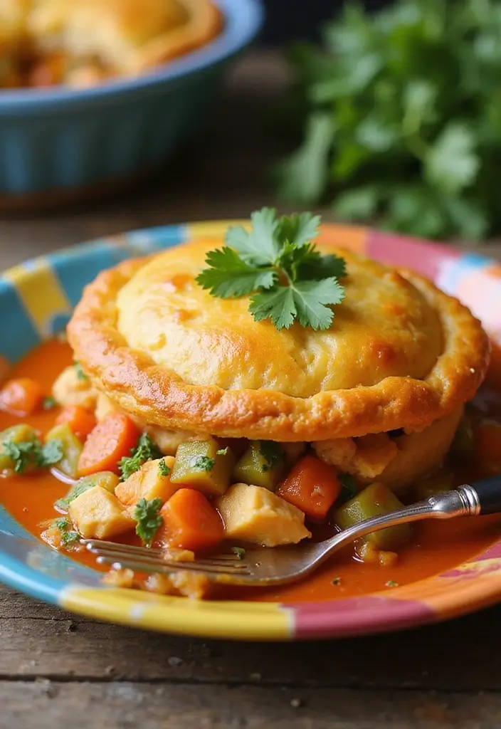 30 Quick Chicken Pot Pie Recipes That Save Busy Nights - 12. Southwest Chicken Pot Pie
