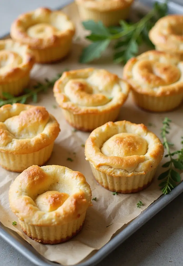 30 Quick Chicken Pot Pie Recipes That Save Busy Nights - 4. Mini Chicken Pot Pies