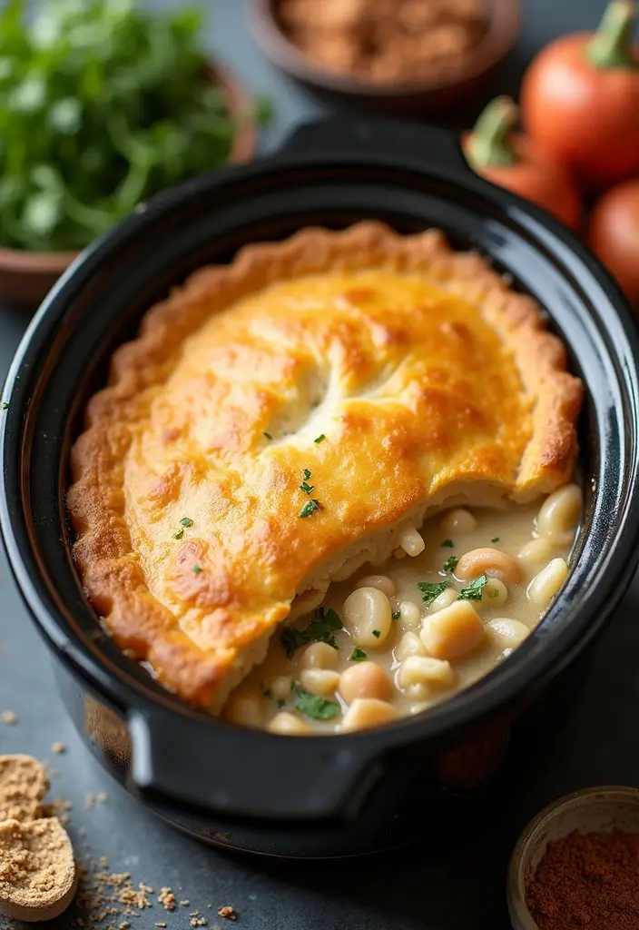 30 Quick Chicken Pot Pie Recipes That Save Busy Nights - 5. Slow Cooker Chicken Pot Pie