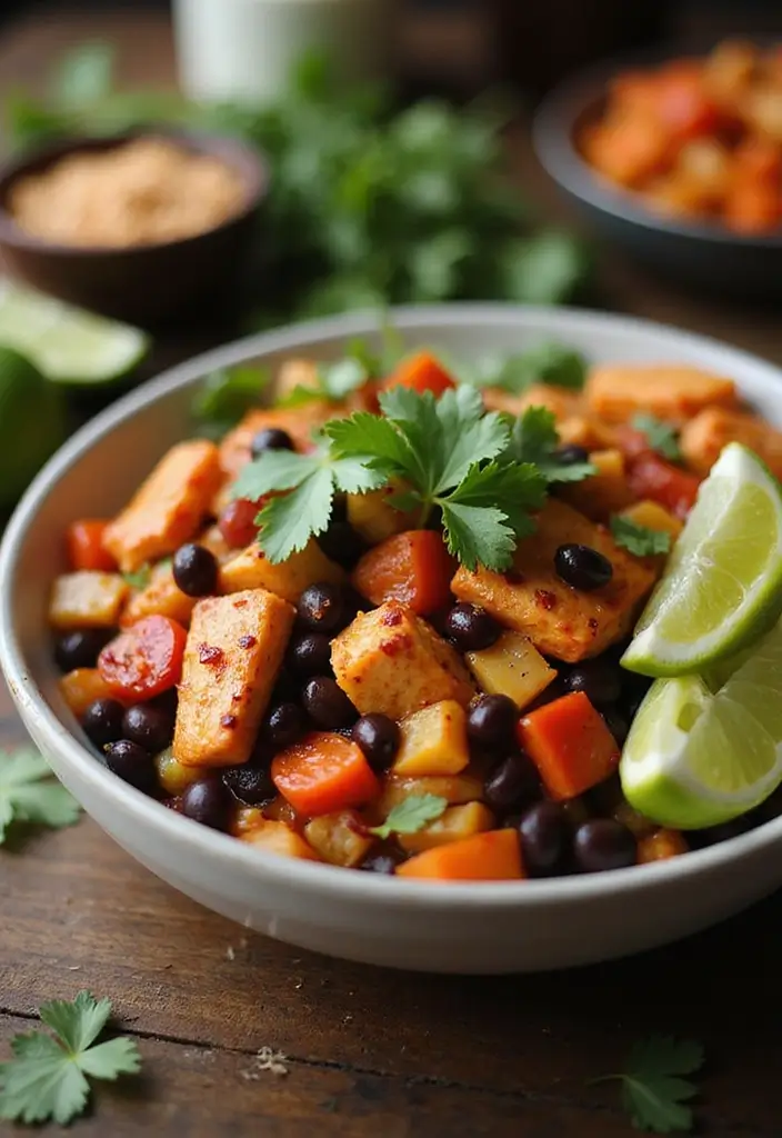 30 Santa Fe Chicken Crockpot Recipes That Are Southwest Comfort - 1. Spicy Santa Fe Chicken with Black Beans