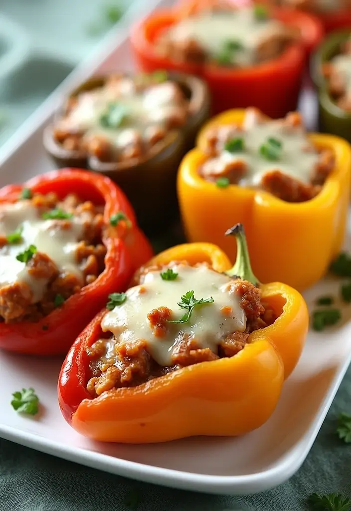 30 Santa Fe Chicken Crockpot Recipes That Are Southwest Comfort - 12. Santa Fe Chicken Stuffed Peppers