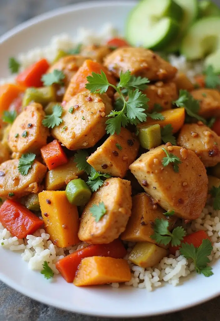 30 Santa Fe Chicken Crockpot Recipes That Are Southwest Comfort - 17. Santa Fe Chicken and Vegetable Stir-Fry