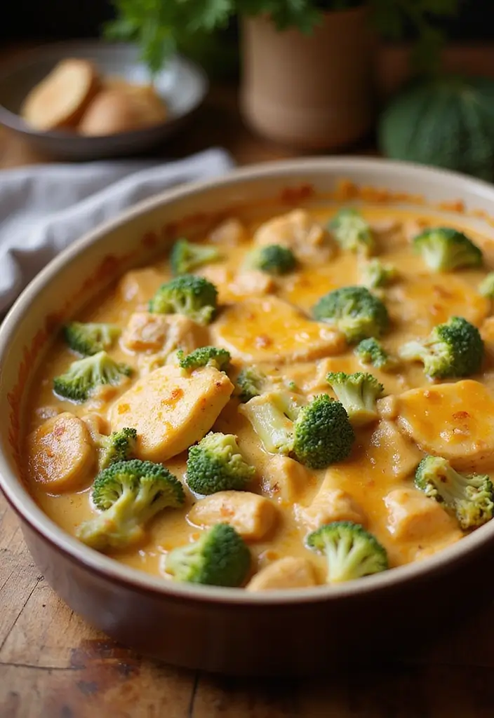 30 Santa Fe Chicken Crockpot Recipes That Are Southwest Comfort - 24. Santa Fe Chicken and Broccoli Bake