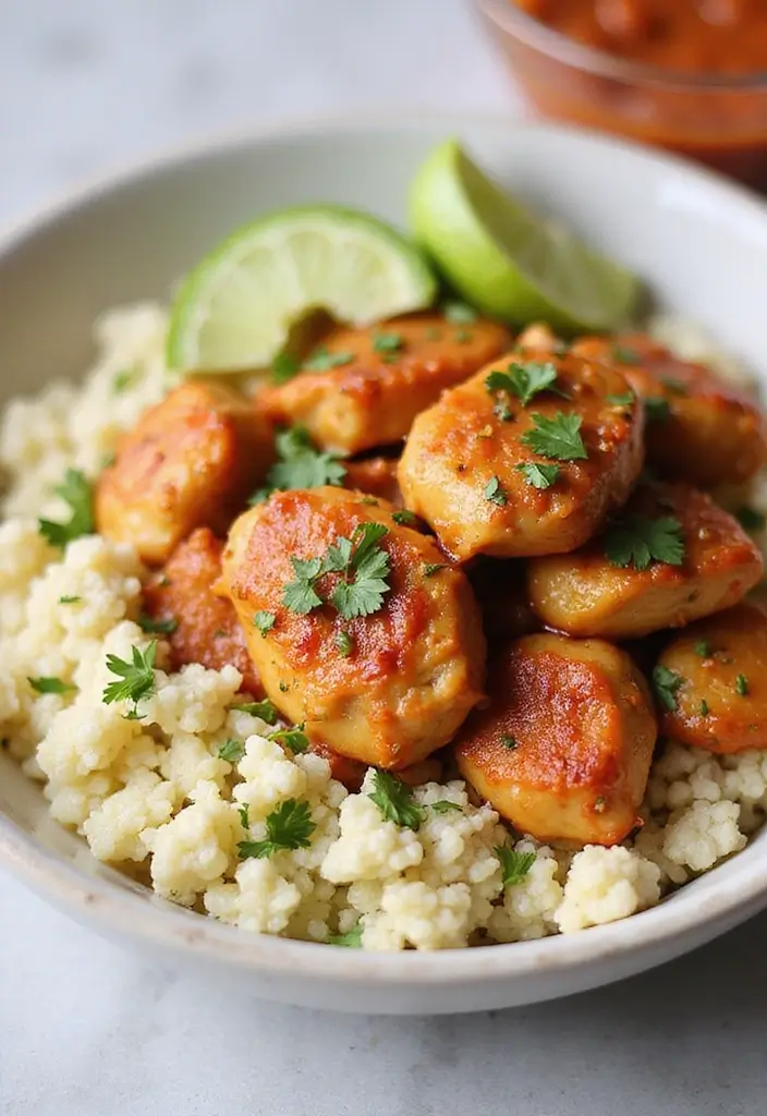 30 Santa Fe Chicken Crockpot Recipes That Are Southwest Comfort - 27. Santa Fe Chicken and Cauliflower Rice