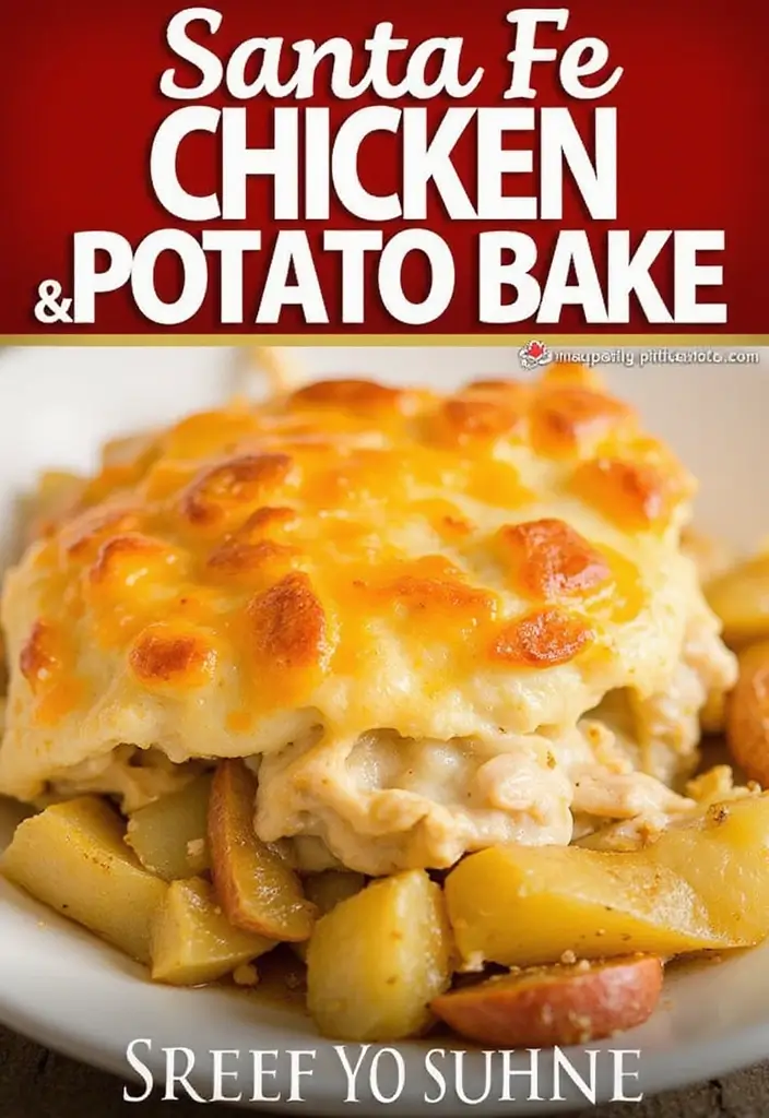 30 Santa Fe Chicken Crockpot Recipes That Are Southwest Comfort - 29. Santa Fe Chicken and Potato Bake